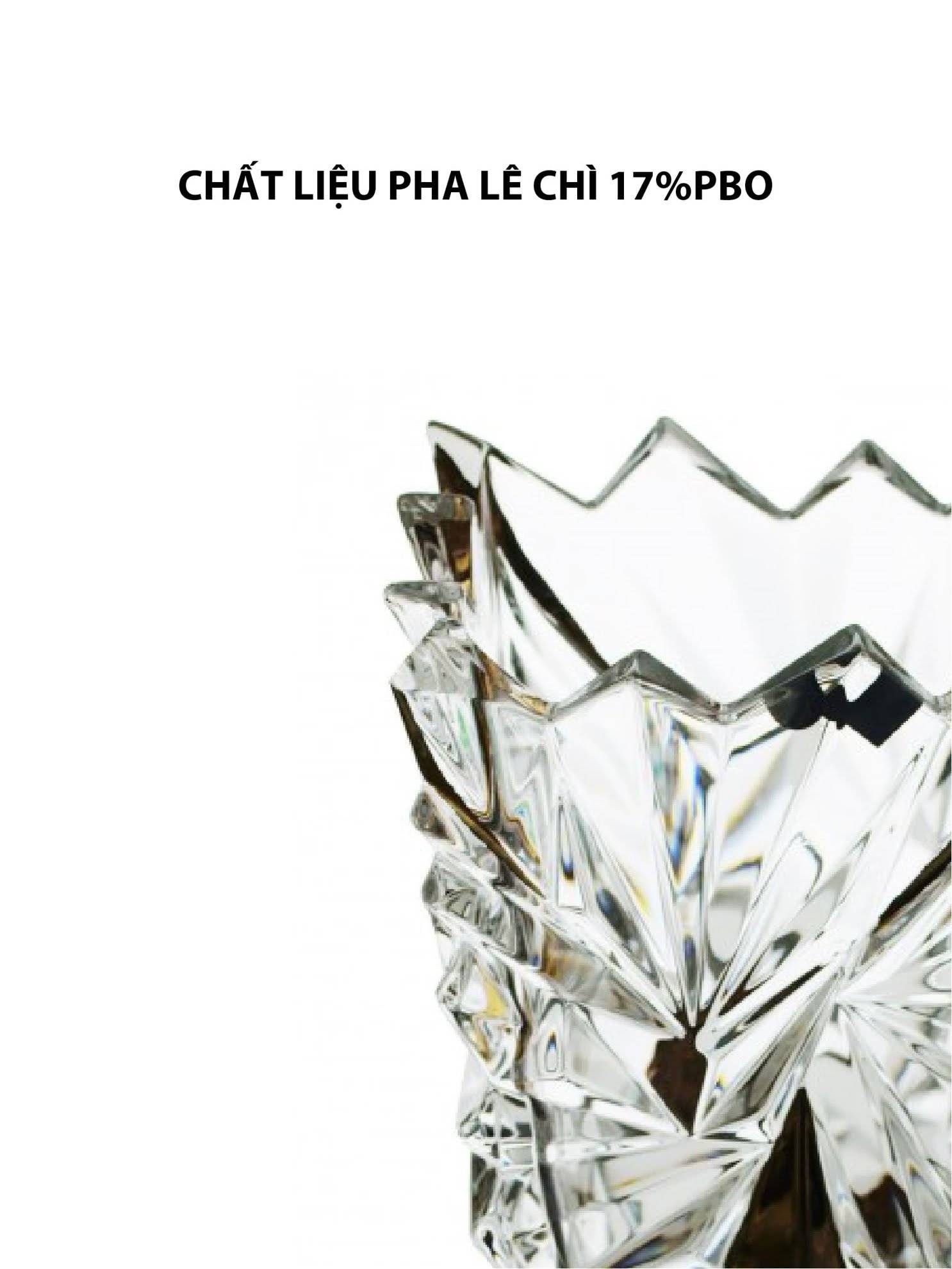 Bình hoa pha lê chì phủ vàng Glacier Bohemia 3 0022342 binh hoa pha le chi phu vang glacier bohemia 21bd9c09656946b98440efae3ffdad91 2 - Mua trực tiếp từ nhà máy - Thương hiệu toàn cầu, sản phẩm tốt nhất, danh mục lớn nhất Việt Nam, giá và chất lượng hàng đầu, dịch vụ uy tín đoạt giải Best Performance.