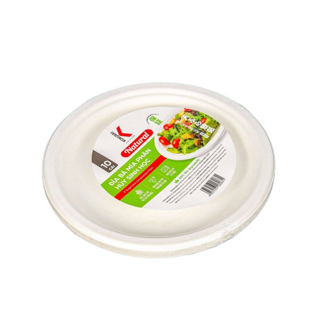 Dĩa bã mía phân hủy sinh học KOKUSAI 9IN Lốc 10 cái - 180831 9 180831 e8f8a01a66be443b9ee4992be644f84b 4 - Mua trực tiếp từ nhà máy - Thương hiệu toàn cầu, sản phẩm tốt nhất, danh mục lớn nhất Việt Nam, giá và chất lượng hàng đầu, dịch vụ uy tín đoạt giải Best Performance.