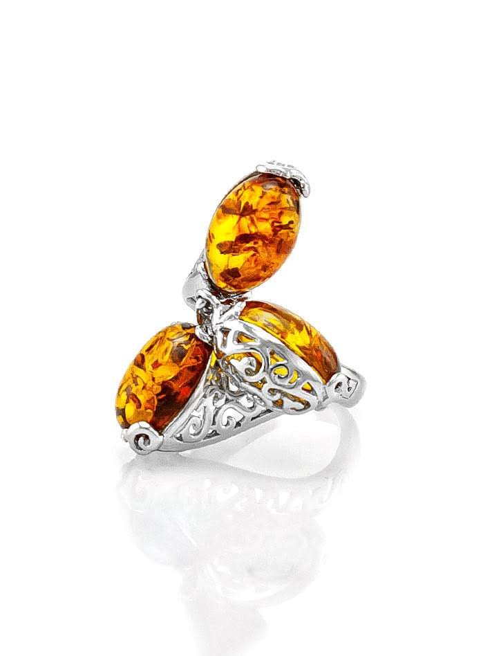 Nhẫn trang sức Amber Jewelry bạc 22K đính đá hổ phách màu cognac (Casablanca 15.5) phủ kim loại Rhodium - 606308098 5 606308098 img3 67574982fdae480da46f33d654d52618 4 - Mua trực tiếp từ nhà máy - Thương hiệu toàn cầu, sản phẩm tốt nhất, danh mục lớn nhất Việt Nam, giá và chất lượng hàng đầu, dịch vụ uy tín đoạt giải Best Performance.