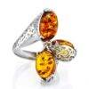 Nhẫn trang sức Amber Jewelry bạc 22K đính đá hổ phách màu cognac (Casablanca 15.5) phủ kim loại Rhodium - 606308098 1 ac 22k dinh da ho phach mau cognac casablanca 155 phu kim loai rhodium db55552836f247f797fcd76ae4aa9b69 4 - Mua trực tiếp từ nhà máy - Thương hiệu toàn cầu, sản phẩm tốt nhất, danh mục lớn nhất Việt Nam, giá và chất lượng hàng đầu, dịch vụ uy tín đoạt giải Best Performance.
